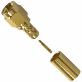 SMA male crimp