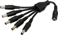 splitter  káblik  pre napájacie zdroje   (  5x ø2.1x5.5 )