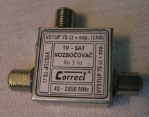 rozbočovač TV-SAT  Ro 5.1a